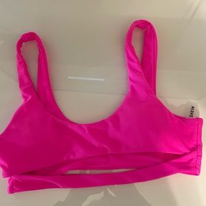 Hot Pink Bikini Top